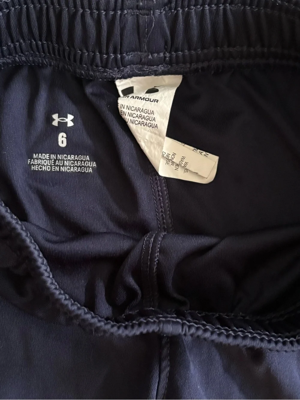 Under Armour Navy Athletic Shorts - 6